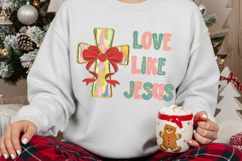 Love Like Jesus, Jesus Bible Verse, Christmas PNG Product Image 1