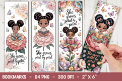 Cute Girl Quote Bookmark Sublimation Product Image 1