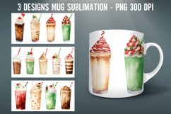 Sweet Drink Coffee Mug Wrap Sublimation Designs | Coffee Mug Product Image 1