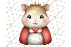 Princess Animal PNG Clipart with Crowns & Royal Accessories Product Image 5