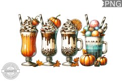 Fall Coffee Sublimation Design - High Quality 300 Dpi Product Image 1