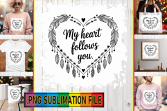 VIBRANT TSHIRT Ideas PNG, Heart Quote Product Image 1