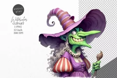 Halloween clipart, Witch clipart, Autumn clipart Product Image 1