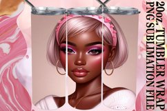 Whimsical Delight 20oz tumbler wrap, Love Girl Product Image 1