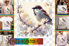 LUMINOUS Sublimation Gift Ideas, Birds Product Image 1