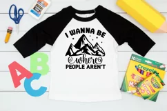 I Wanna Be Where SVG, Anti Social SVG Design Product Image 2