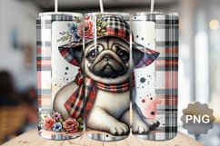 Dog Tumbler Sublimation - 20 Oz Skinny Tumbler Product Image 1