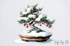 Cozy Christmas Houseplant Clipart PNG Product Image 1