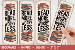 Read More Worry Less Bookmark Sublimation Product Image 1