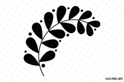 Leaves Svg | Christmas Svg | Svg Cut Files Product Image 1