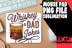 Bright Mouse Pad Design Sublimation, Father's Day Product Image 1