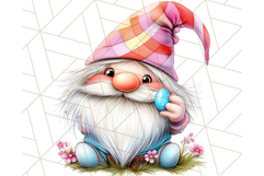 Easter Gnome PNG, Spring Bunny Clipart, Cute Digital Art Product Image 5