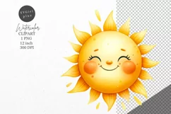 Summer clipart, Sun clipart, Holiday clipart Product Image 1