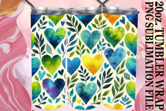 ENCHANTING HORIZONS 20oz TUMBLER WRAP, Heart Product Image 1