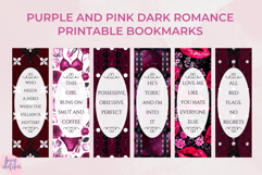 Cute Smut Dark Romance Printable Bookmarks Bundle Gothic PNG Product Image 5
