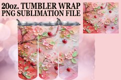 Flower and Fruit 3D Tumbler Art Product Image 1