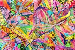 Abstract psychedelic digital manipulated handiwork art Product Image 1