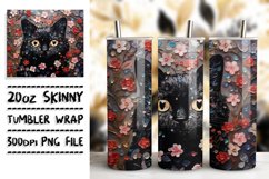 Vibrant Cat Adventures: Glossy Tumbler Magic Product Image 1