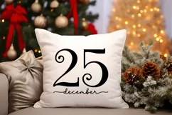 25 December SVG, Festive Holiday SVG, Christmas SVG Product Image 3
