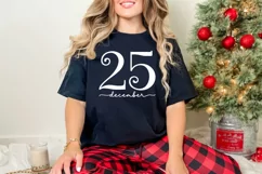 25 December SVG, Festive Holiday SVG, Christmas SVG Product Image 2