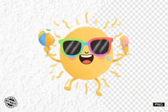 Cute Summer Sun Clipart Product Image 1