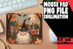 Autumn Boho Animal Mouse Pad PNG Product Image 1