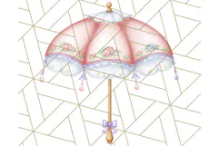 Pink Cottagecore Garden PNG Clipart, Vintage Floral Art Product Image 5