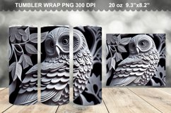 3D Owl Tumbler Sublimation Bundle - 3D Owl Tumbler Wrap Product Image 6