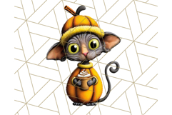 Halloween Animals in Costumes Clipart PNG, Cute Pets Art Product Image 5