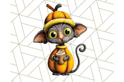 Halloween Animals in Costumes Clipart PNG, Cute Pets Art Product Image 5