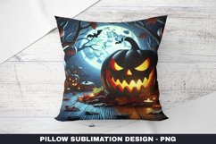 Halloween Pumpkin Pillow Case Sublimation | Pillow Cover Product Image 1