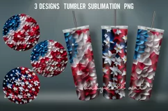20 oz Tumbler Wrap | Rose Tumbler Wrap Sublimation Design PN Product Image 1