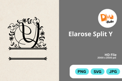 Elarose Split Monogram Product Image 1