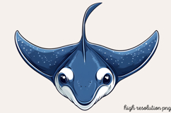 Summer Sea Animals Clipart PNG Product Image 1