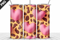 Valentines Love Skinny Tumbler PNG Wrap| Valentines Tumbler Product Image 2