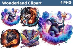 Wonderland Clipart PNG Product Image 1