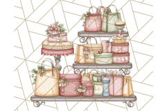Christmas Sweet Shoppe Clipart PNG, Pastel Bakery Art Product Image 5