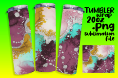Sublimation Designs for 20oz Tumblers , Abstract Pattern Product Image 1