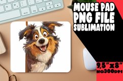 Funny Dog Whimsy Mousepad PNG Product Image 1
