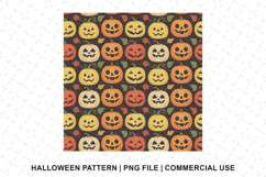 Halloween Pumpkin Pattern Png | Sublimation | Digital Paper Product Image 1