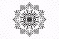Floral Mandala Coloring Pages for Kids | Fun &amp; Kid-Friendly Product Image 1