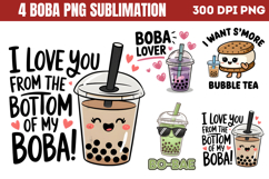 Boba Sublimation PNG Product Image 1