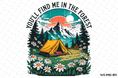 You&#039;ll find me in the forest Svg | Quotes Svg | Svg Cut File Product Image 1