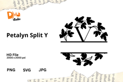 Petalyn Split Monogram Product Image 1