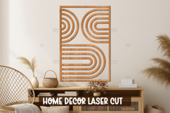 Mid Century Wall Art Laser Cut File for Home Decor Product Image 1