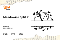 Meadowise Split Monogram Product Image 1