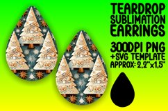Sparkling Tree in Teardrop Earrings Product Image 1