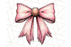 Western Style Bow PNG, Cute Cowboy, Cowgirl Coquette Png Product Image 5