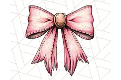 Western Style Bow PNG, Cute Cowboy, Cowgirl Coquette Png Product Image 5