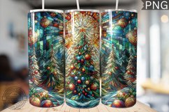 Christmas Tree Tumbler Wrap Design |High Quality 300 Dpi Product Image 1